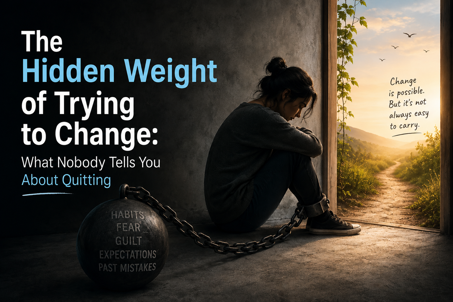 The Hidden Weight of Trying to Change: What Nobody Tells You About Quitting