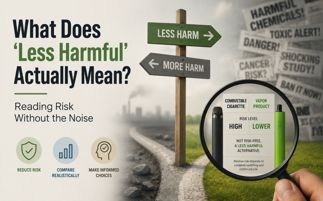 What Does ‘Less Harmful’ Actually Mean? Reading Risk Without the Noise